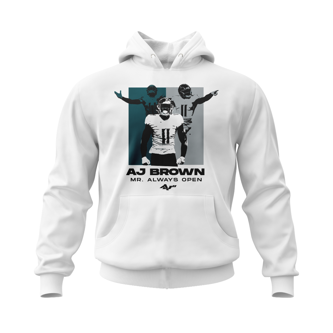 A.J. Brown Philadelphia Eagles Mr. always open signature shirt, hoodie,  sweater, long sleeve and tank top